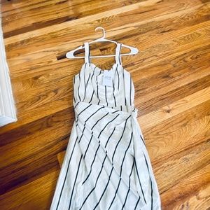 J.O.A. White Stripe Dress NWT